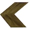 Ekena Millwork 13 3/4"W x 12"H x 3/4"D Vintage Farmhouse 5 1/2" Chevron Barnwood Decor Collection Restoration Green DECR13X12X075CHVGR - alternate 4